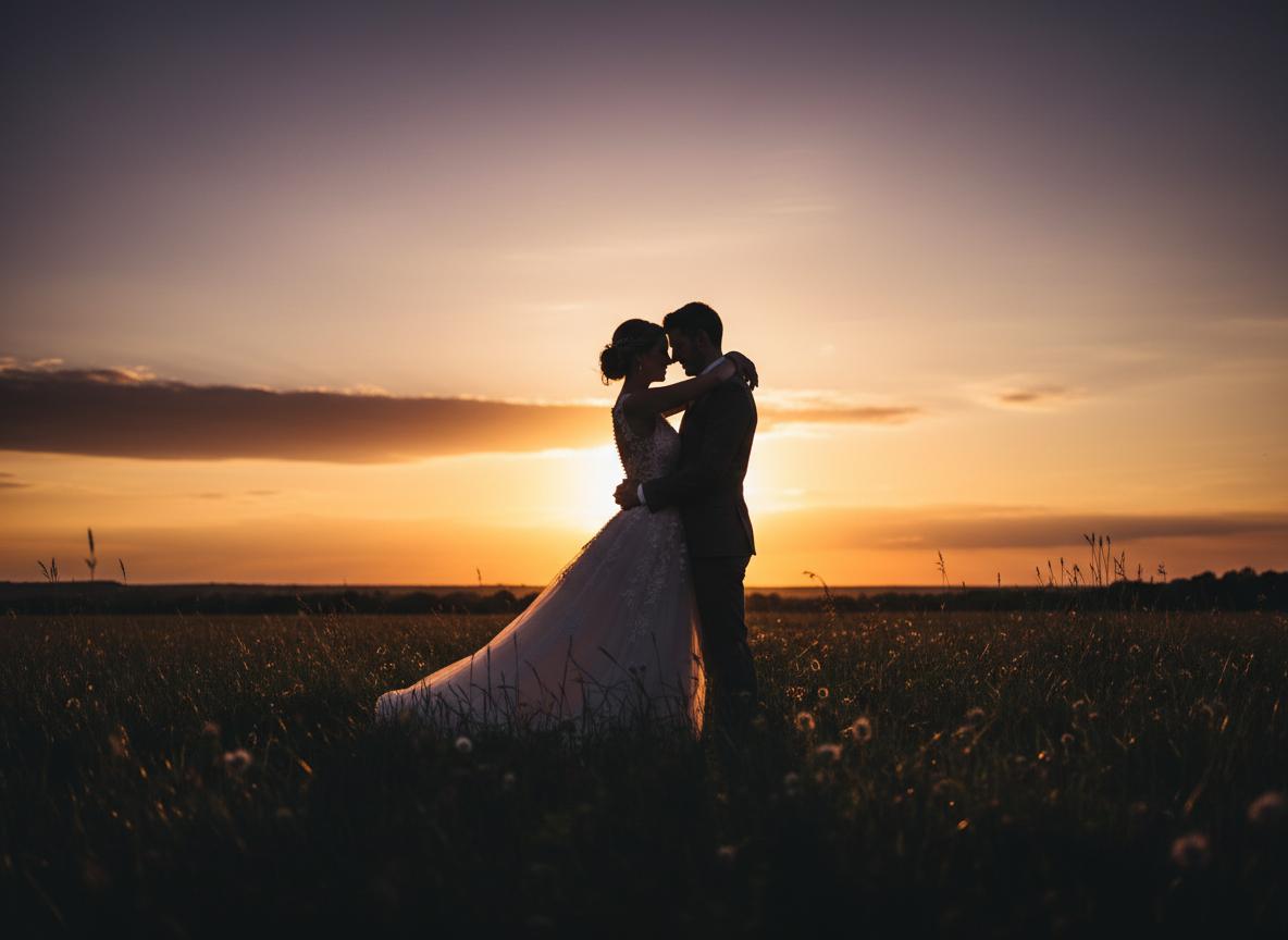 Cinematic Wedding Couple Portrait
